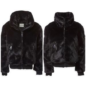 Sam. Girl's Harlow Faux Fur Jacket size 10